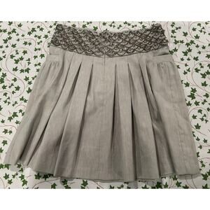 Alice And Olivia Embellished Mini Pleated Skirt-Size 6